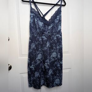 Cacique Navy Lace Sleepwear